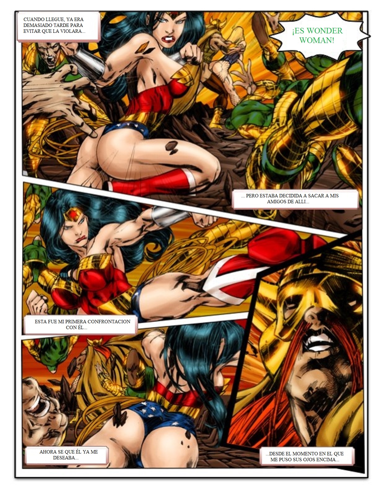 Wonder Woman Vs Warlord Page Comic Porn Xxx