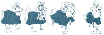 [Marrazan] Centoria Pregnancy Progression (Monster Musume no Iru Nichijou) cover