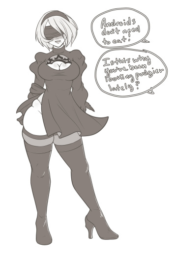 [AllyMoodyNeko] 2B cover