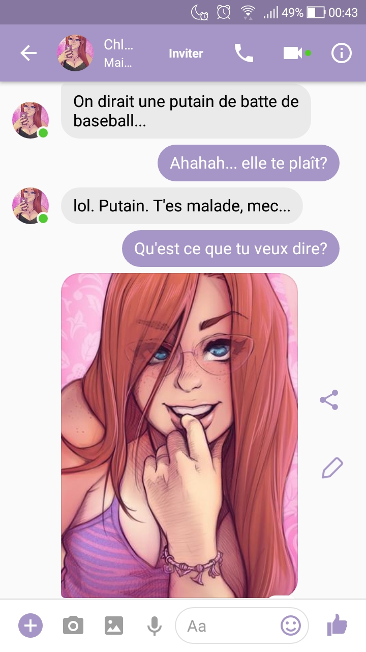 Melkormancin - Chat with Chloe Phone chat & BD full color page 3 full