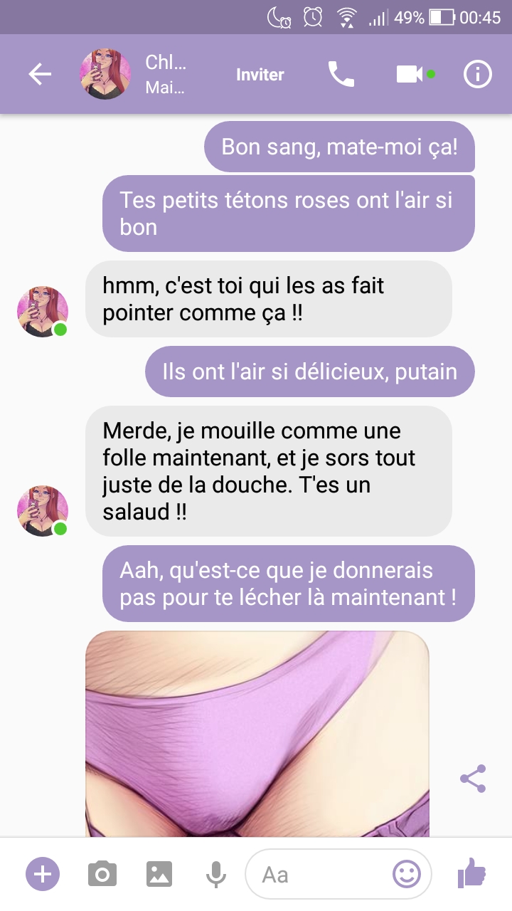 Melkormancin - Chat with Chloe Phone chat & BD full color page 8 full