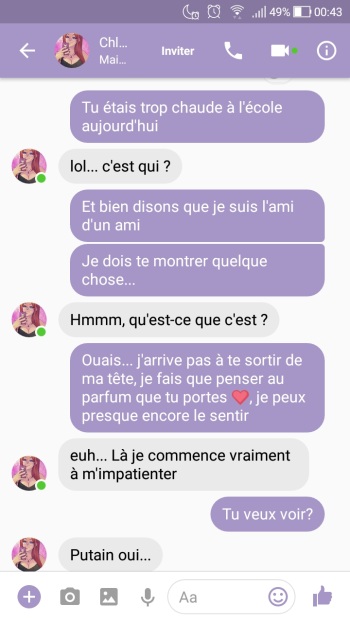 Melkormancin - Chat with Chloe Phone chat & BD full color [French] cover