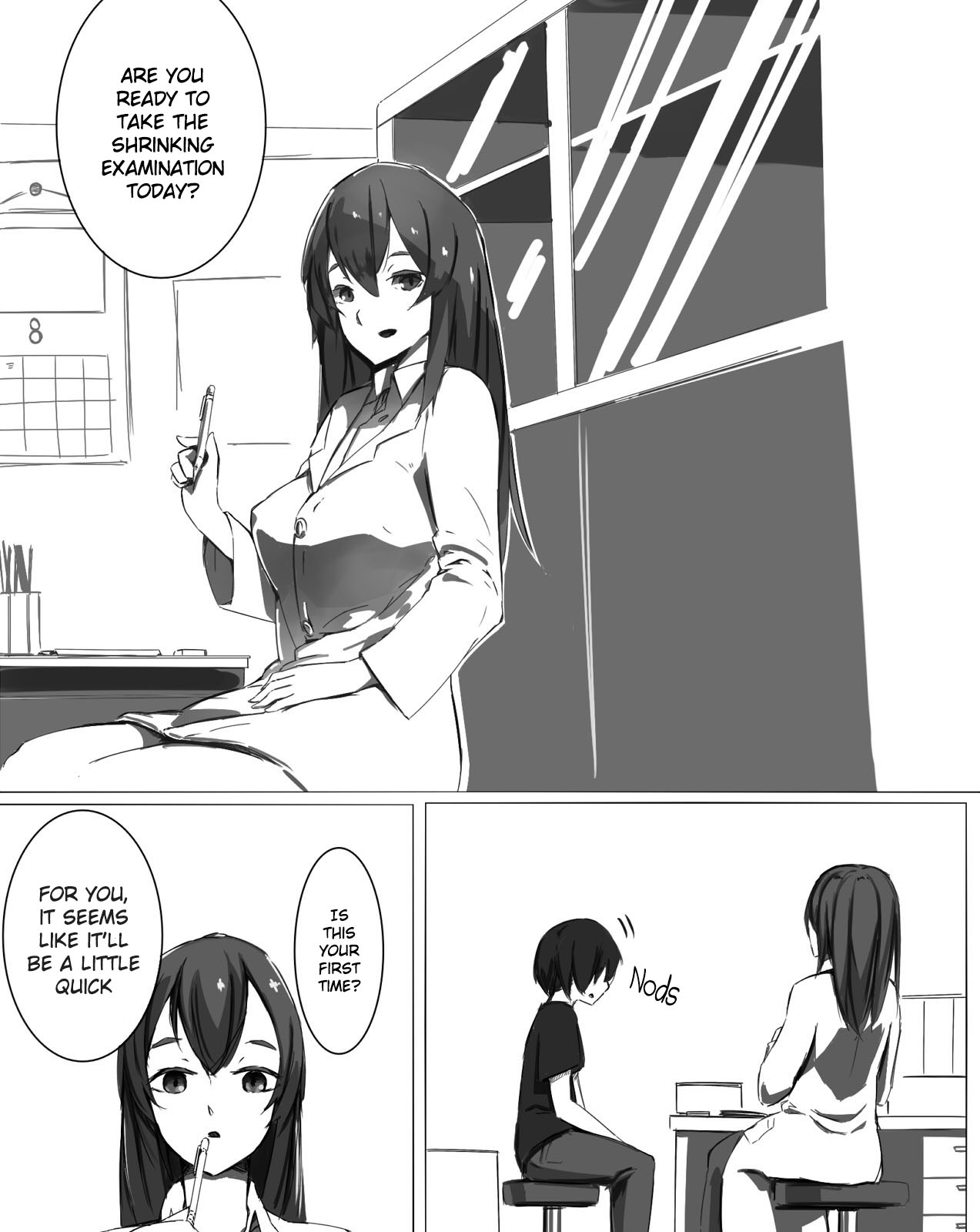 Shukushou Kensa | Shrinking Examination page 1 full