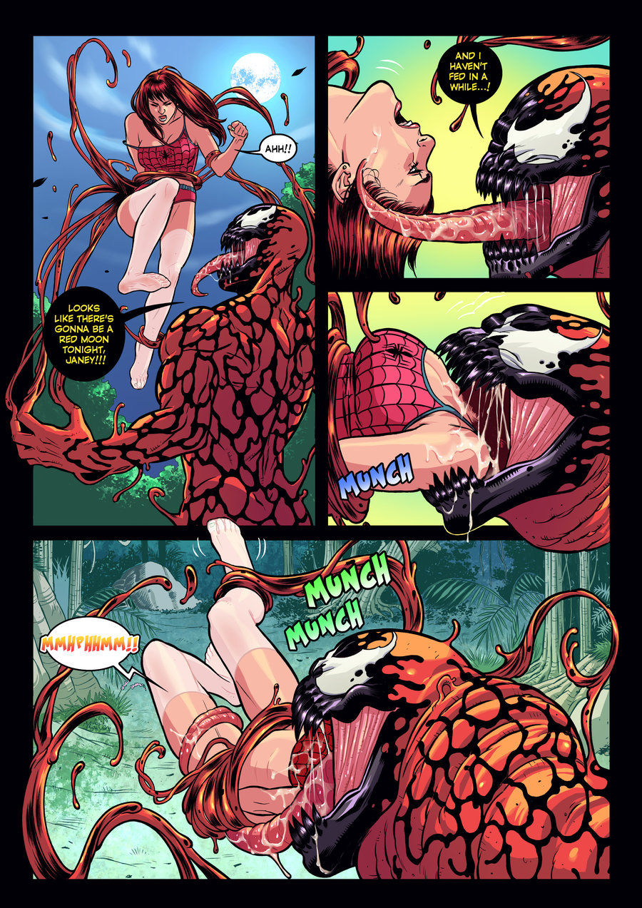 Carnage swallows Maryjane - Page 1 - Comic Porn XXX