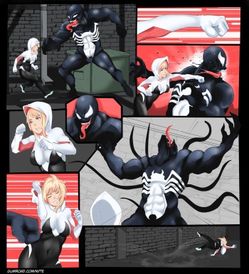[Nyte] Spider-Gwen vs. Venom! (Spider-man) cover