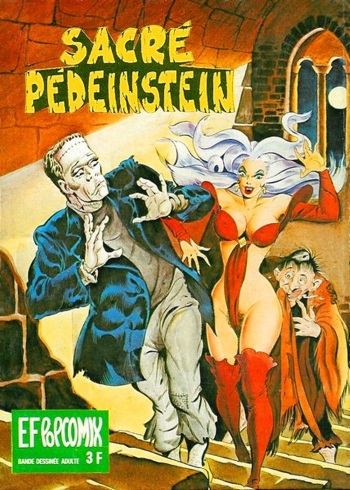 Elvifrance - EF Pop Comix - 013 - Sacré Pedeinstein [French] cover