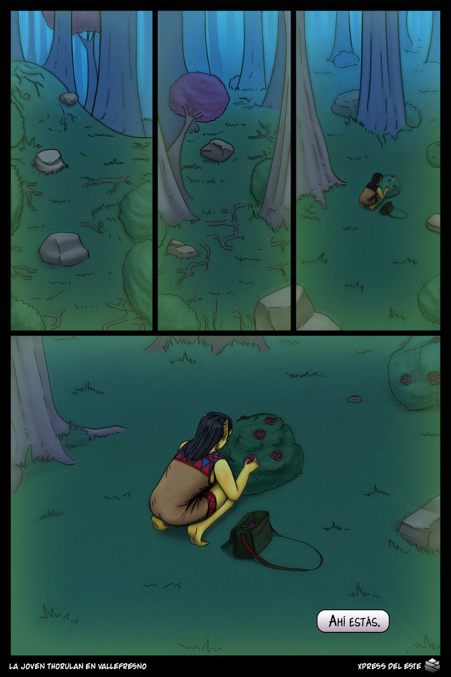 Young Thorulan in Ashenvale | La joven Thorulan en Vallefresno  =Vile= page 12 full
