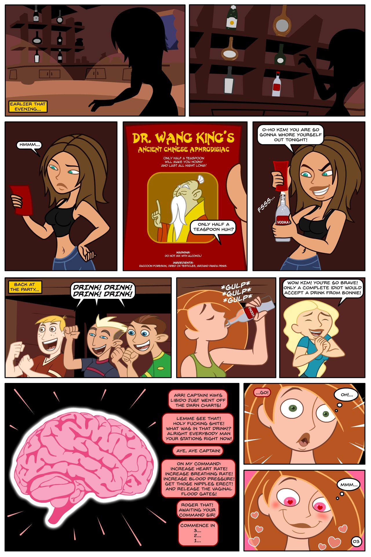 Kim Possible Spin, Sip & Strip! page 4 full