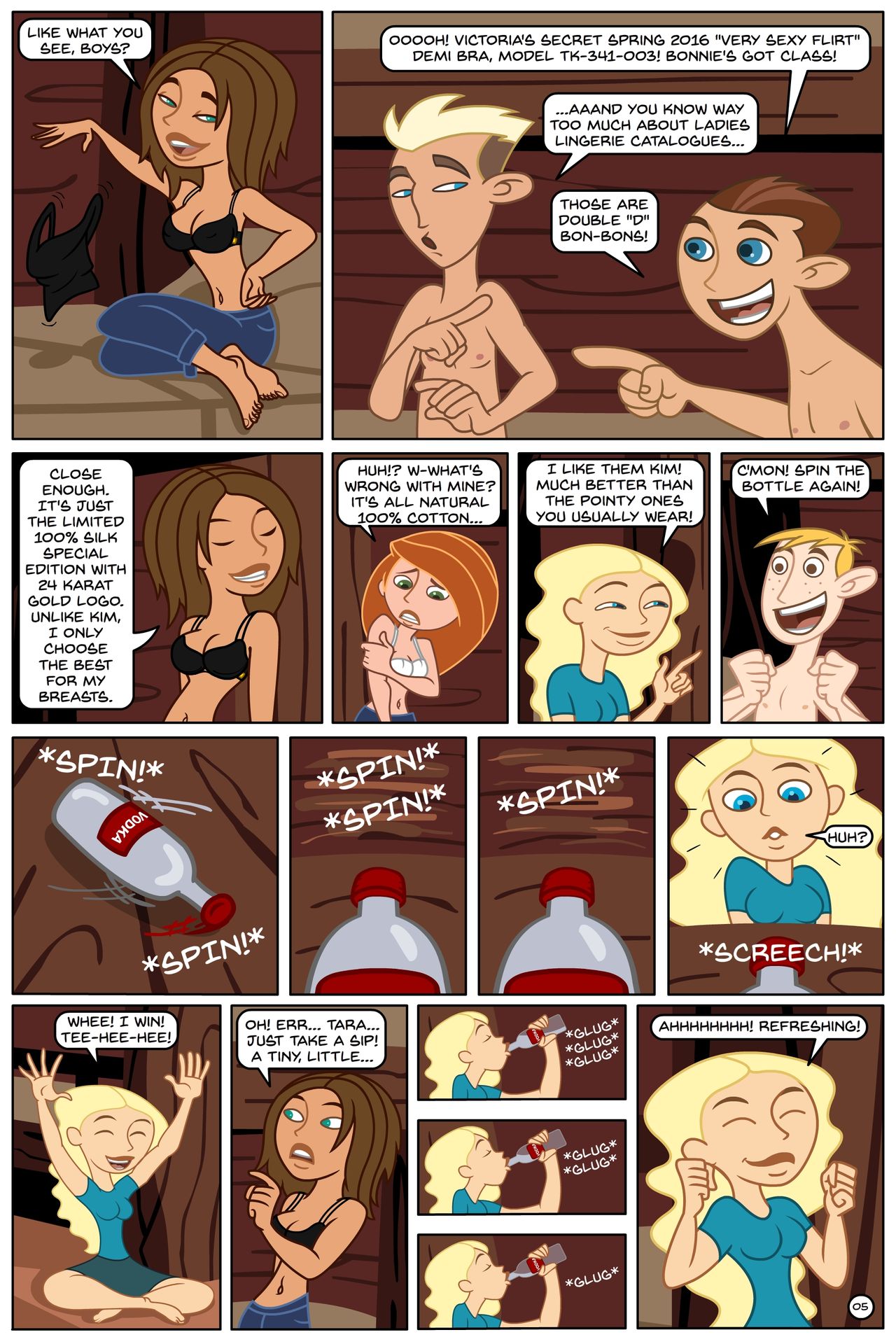 Kim Possible Spin, Sip & Strip! page 6 full
