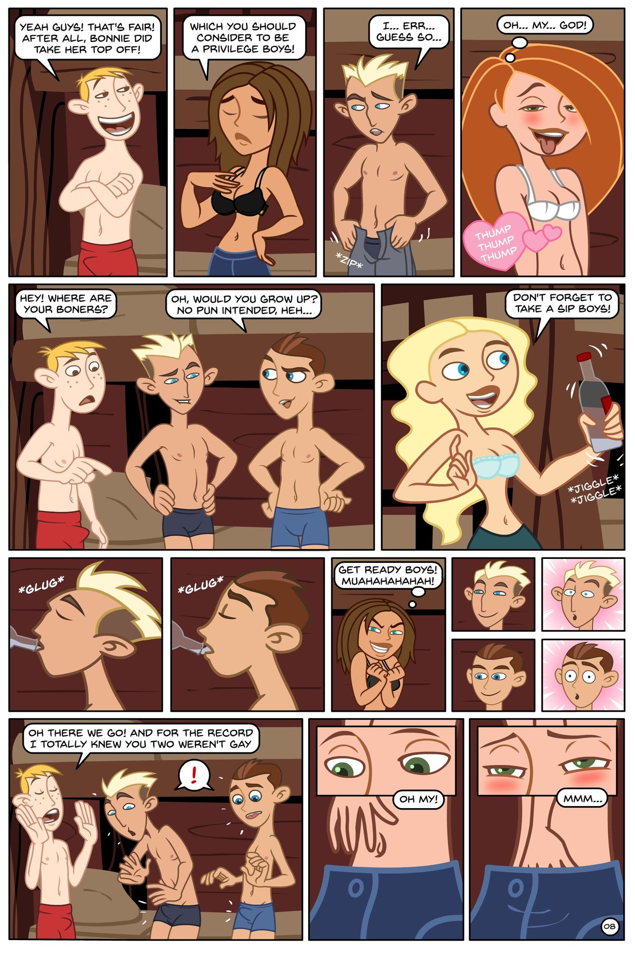 Kim Possible Spin, Sip & Strip! page 9 full