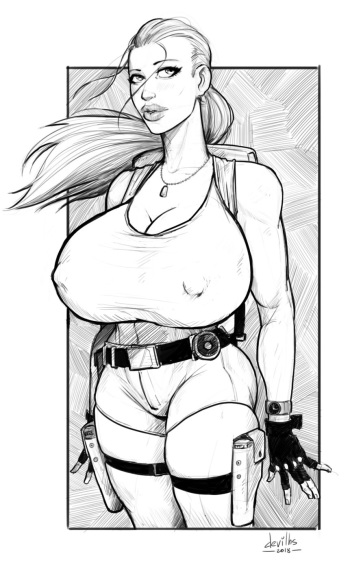 [DevilHS] Lara Croft Full Mouth cover