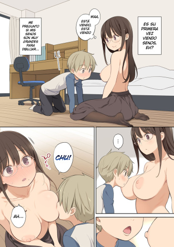 [Higuma-ya (Nora Higuma)] Oppai o Sawarasete Kureru Katei Kyoushi no Onee-san no Hanashi Botsu Page [Spanish] [Cark-san] cover