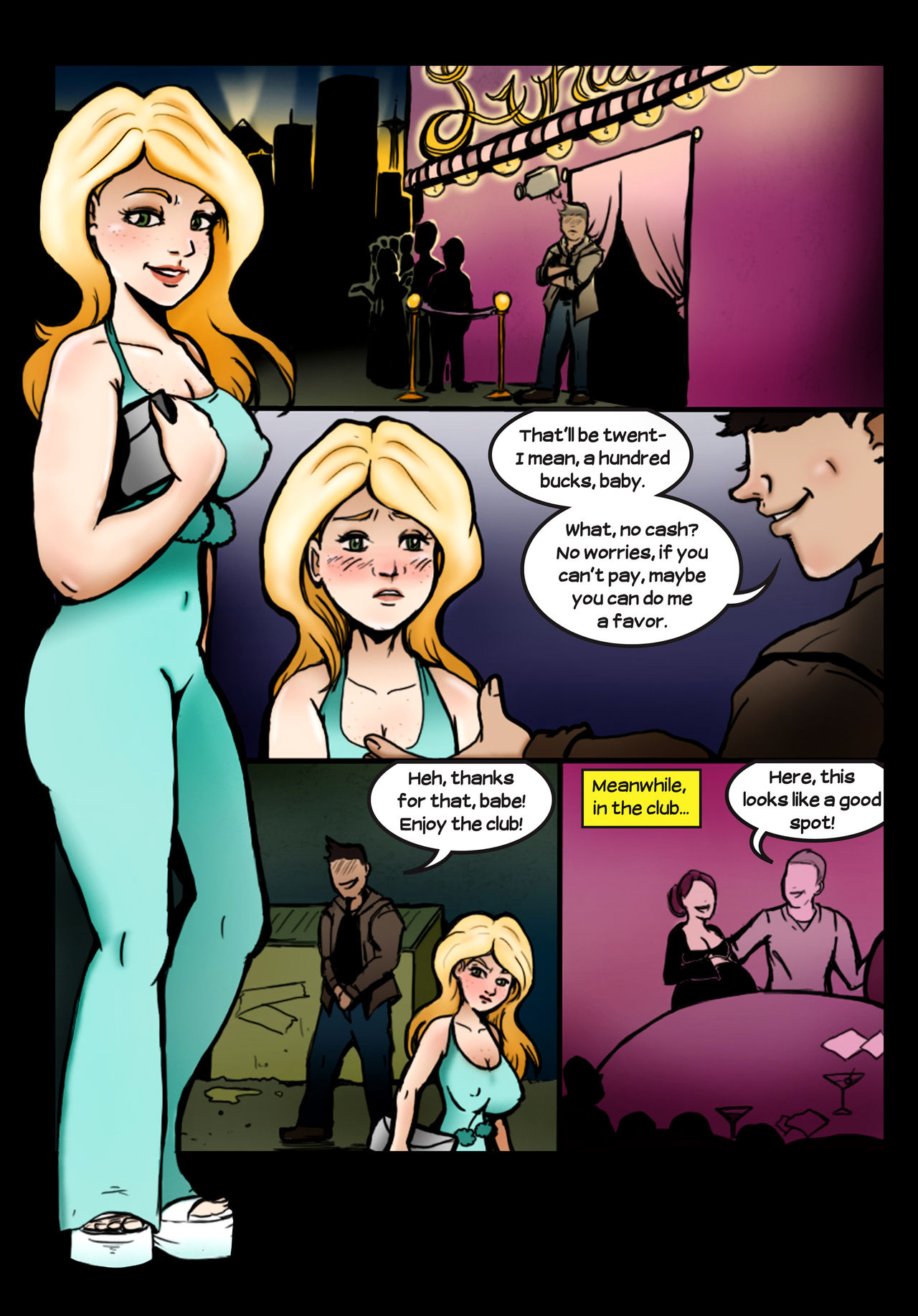 Layla’s Night Out page 1 full