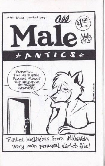 All male antics cover