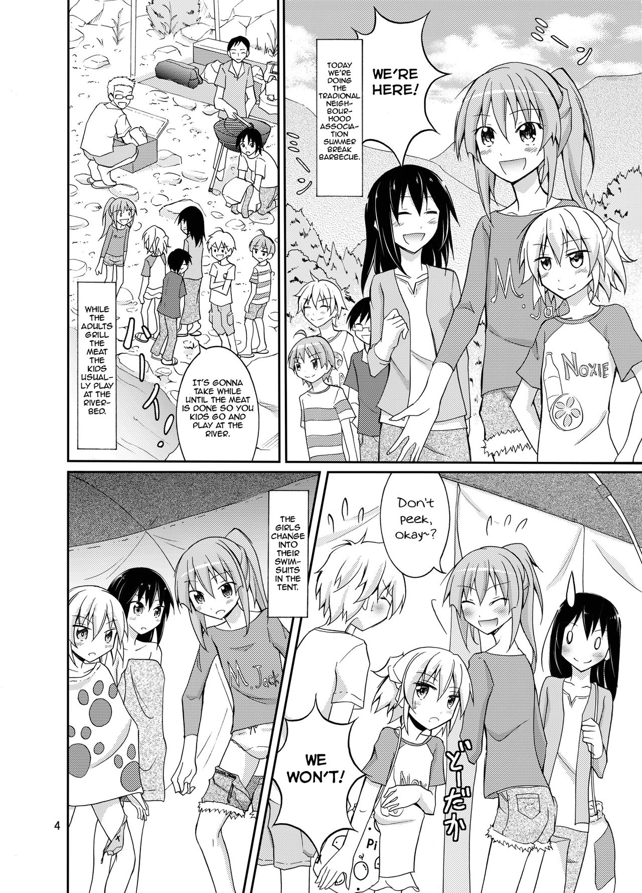 Supponpon de Chounaikai Camp - Naked with the Neighbourhood Association Camp page 4 full
