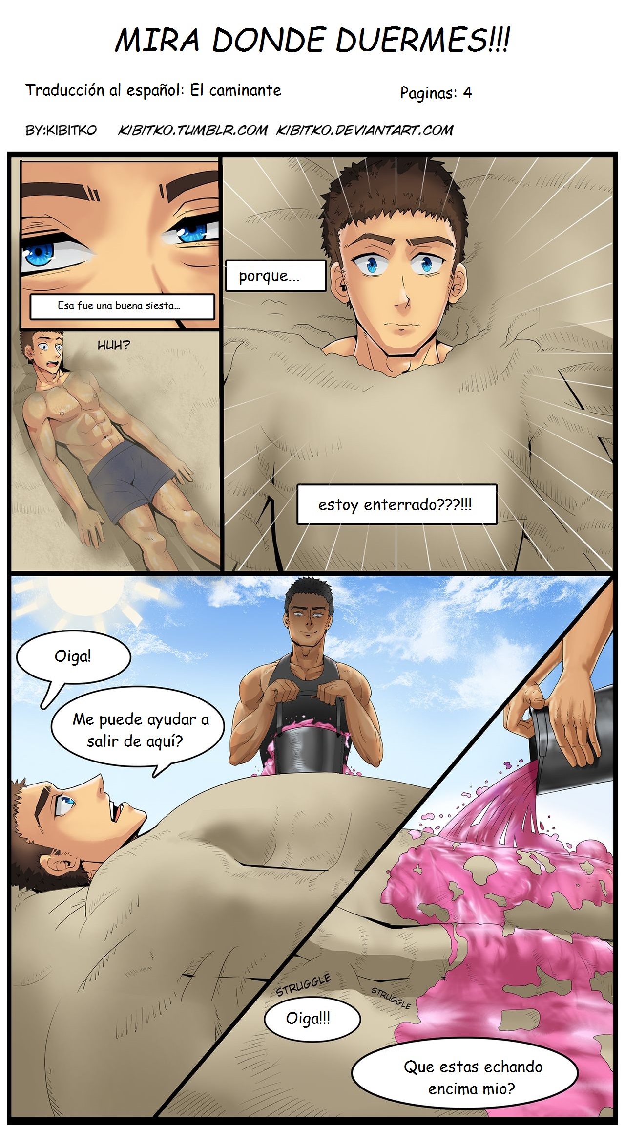 Watch Where You Sleep! | Mira Donde Duermes!!! page 1 full