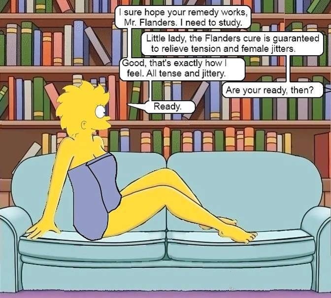Study Time for Lisa Simpson page 12 full