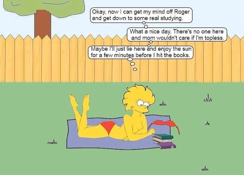 Study Time for Lisa Simpson page 3 full