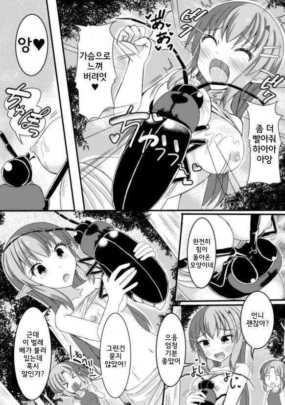 Mushi Karami Emaki ~Kouchuu to Elf no Shimai Jou~ | 벌레와 얽힌 이야기집 ~빛벌레와 엘프자매 상~ page 11 full