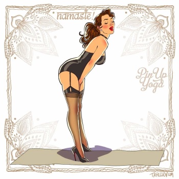 [AndrewTarusov] Pin-up Yoga cover