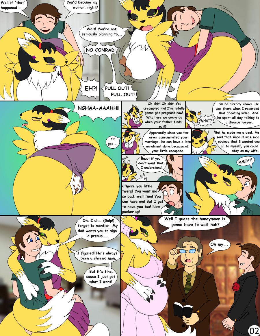 Foxtide888 Short Renamon Comics page 3 full