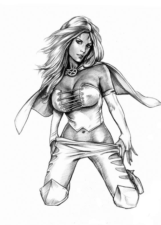 Super Hero Sketches 2 page 12 full