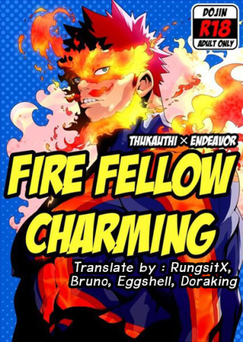 (C88) [Maraparte (Kojima Shoutarou)] FIRE FELLOW CHARMING  (Boku no Hero Academia) [English] [RungsitX, Bruno, Eggshell, Doraking] cover