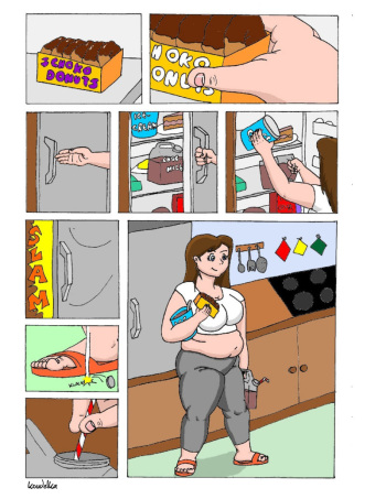 [theKoudelka] Maggie's fattening story [Ongoing] cover
