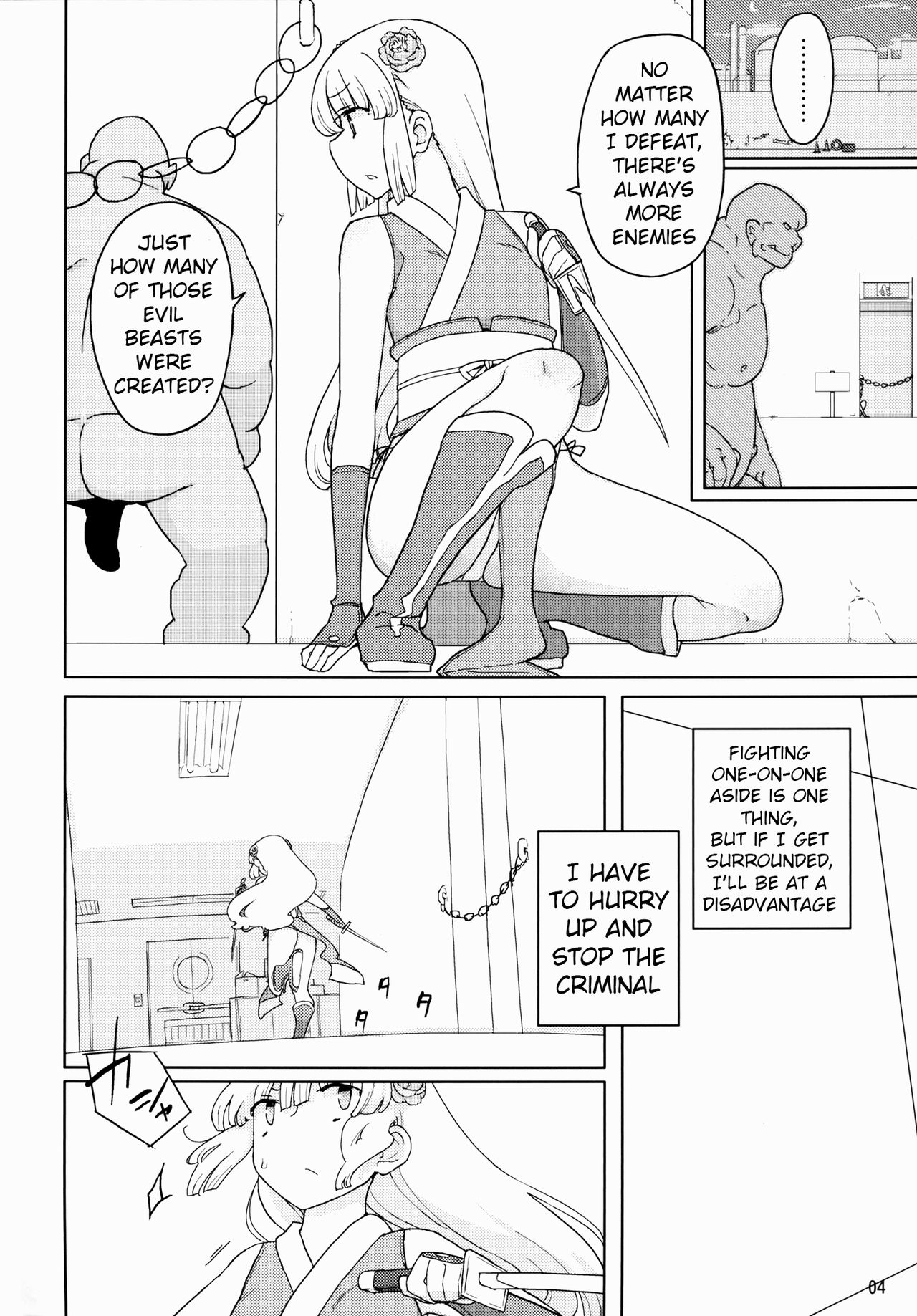 Henshin Heroine VS Aku no Kagakusha page 2 full