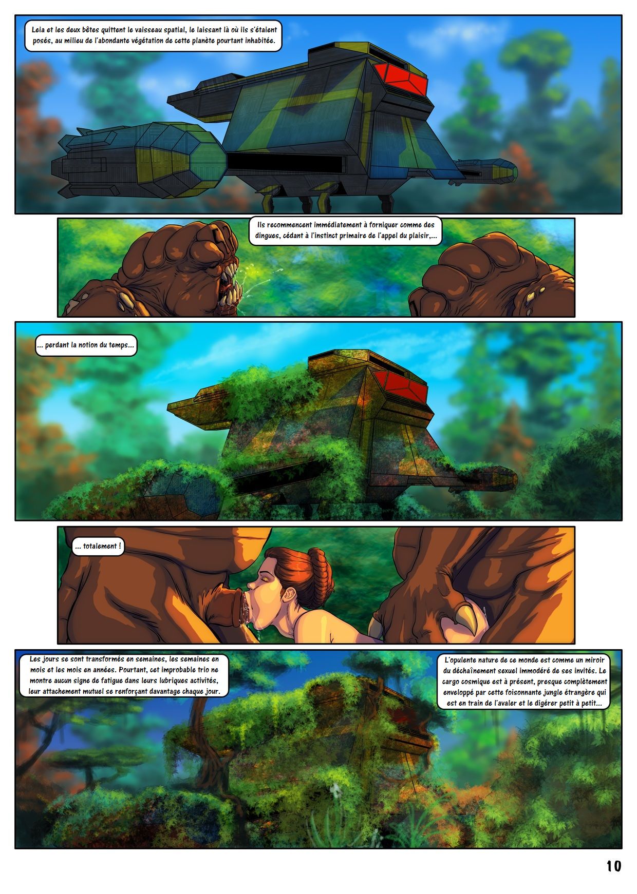 Star Wars - Leia's Ordeal 3 ou Star Pute 3 page 11 full