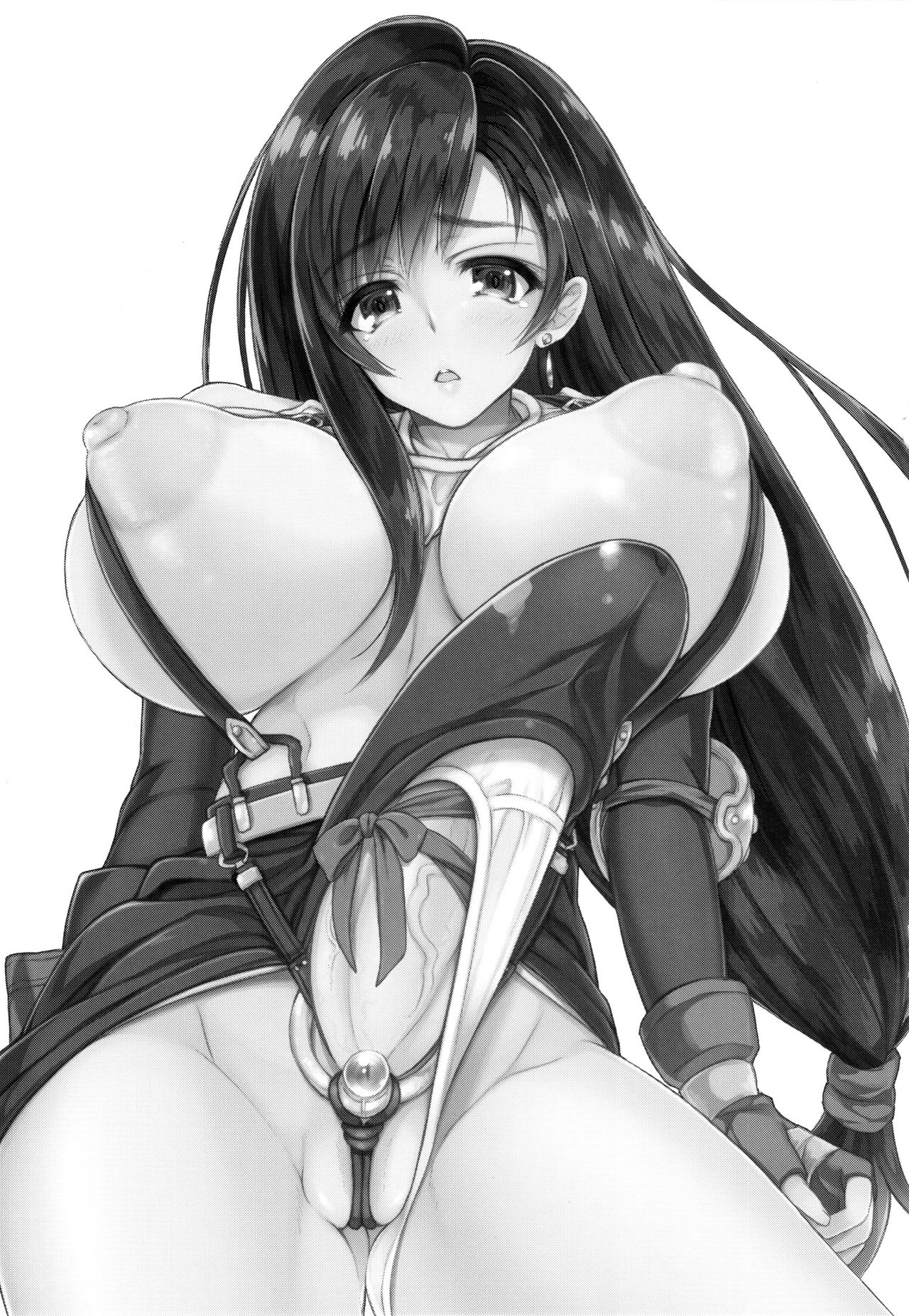 Futanari Doutei Tifa San -Junjou- Inran Mesuchinpo Kairaku Ochi + Paper page 5 full