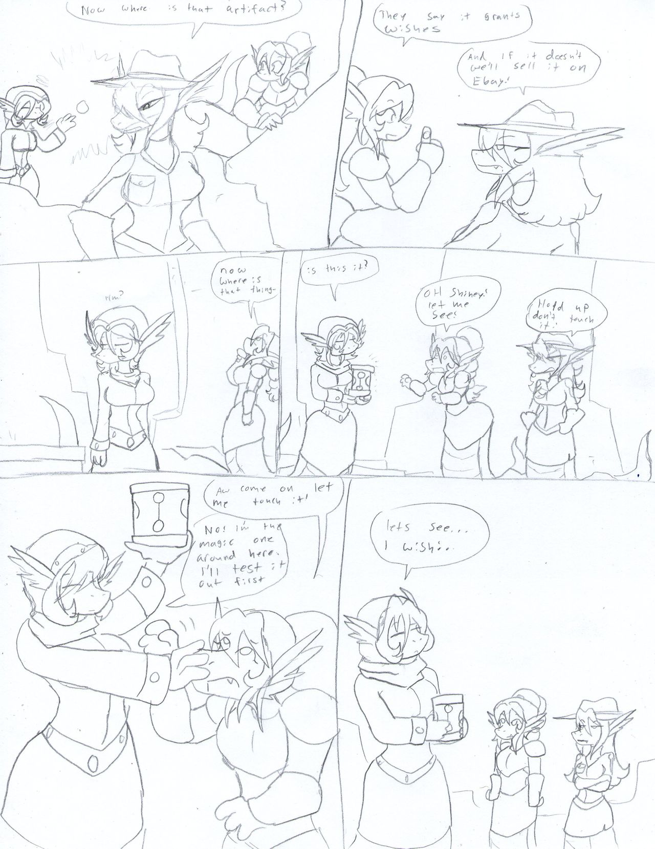 Busty Artifact page 1 full