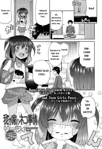 [Leafy] Wagaya no Neko Jijou | Nuestra situacion de gato en casa (COMIC LO 2017-02) [Spanish] [Digital] cover