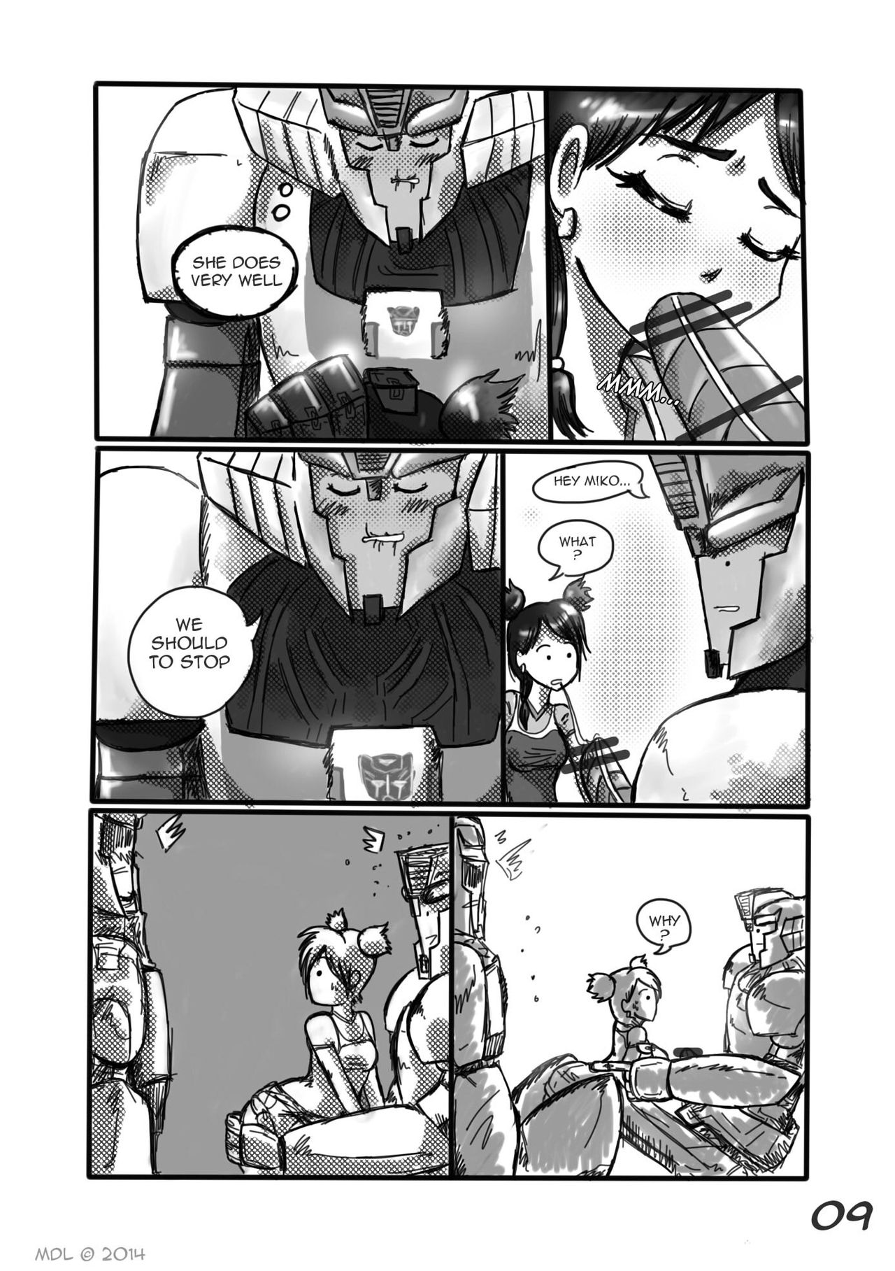 TP: H-Series - Wheeljack x Miko page 10 full