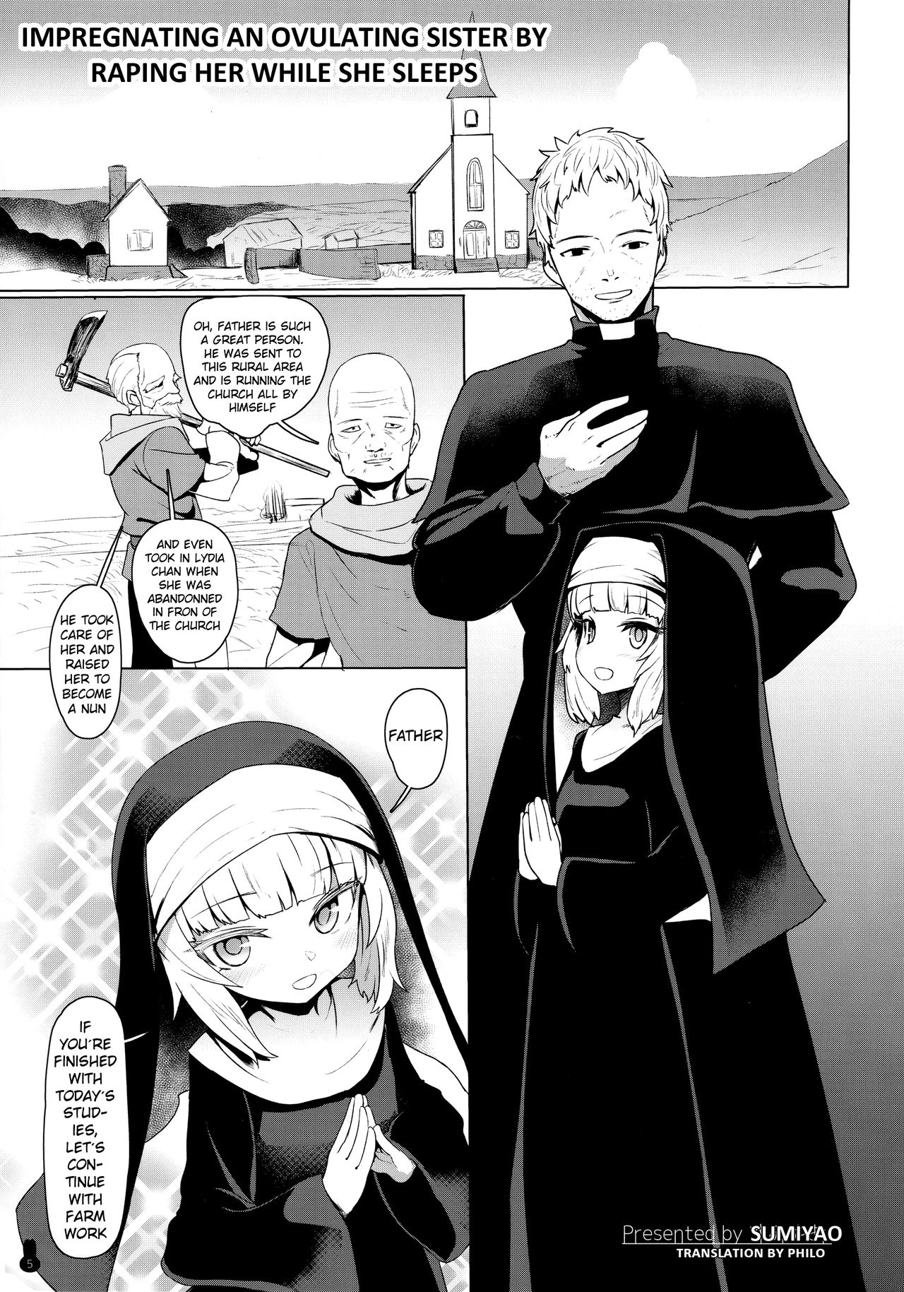 Sister-san Suiminkan Shochouzen Haramase | Impregnating An Ovulating Sister By Raping Her While She Sleeps page 1 full