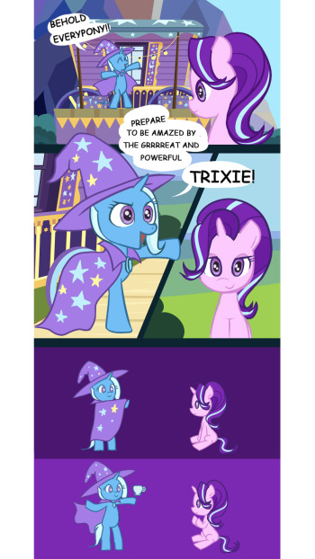 My little porny Starlight x Trixie cover