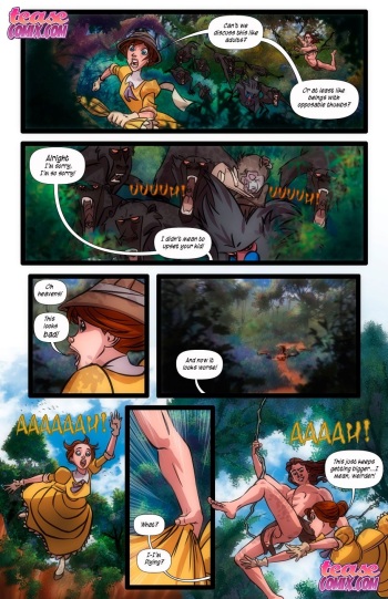 [TeaseComix] The Legend of the White Ape and the Snake cover