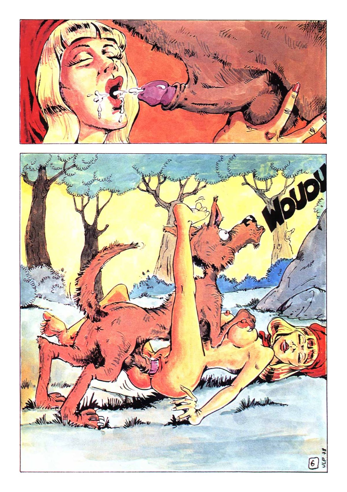 The Big Red Riding Hood page 7 full