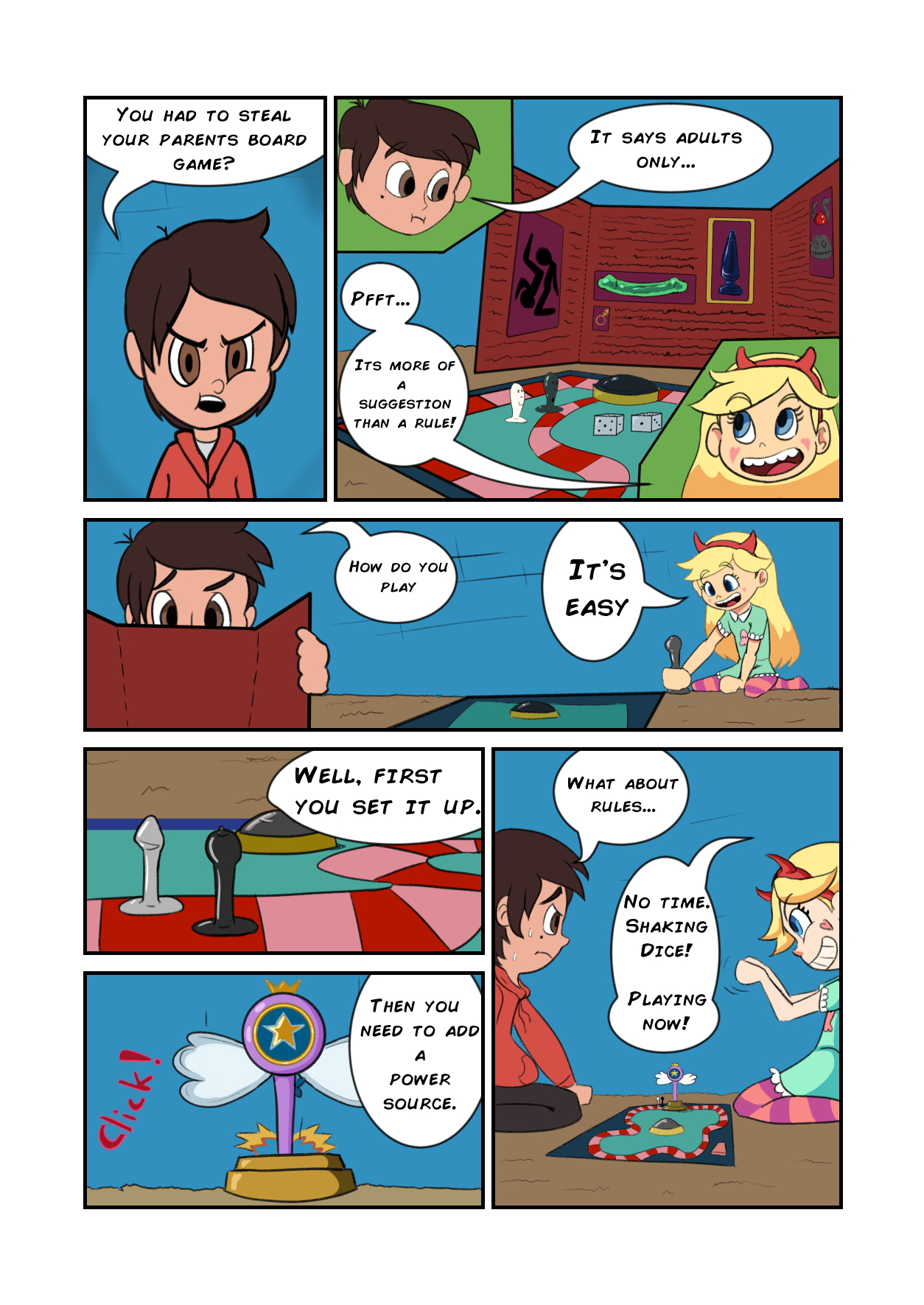 Star vs the Forces of Evil-Star Vs. the board game of lust - Page 4 - Comic  Porn XXX