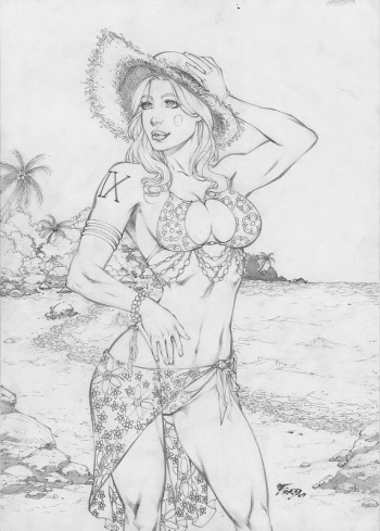 Super Hero Sketches 1 cover