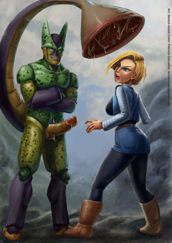 [ThunkStudio] Cell Absorbs Android 18 (Dragon Ball Z) cover