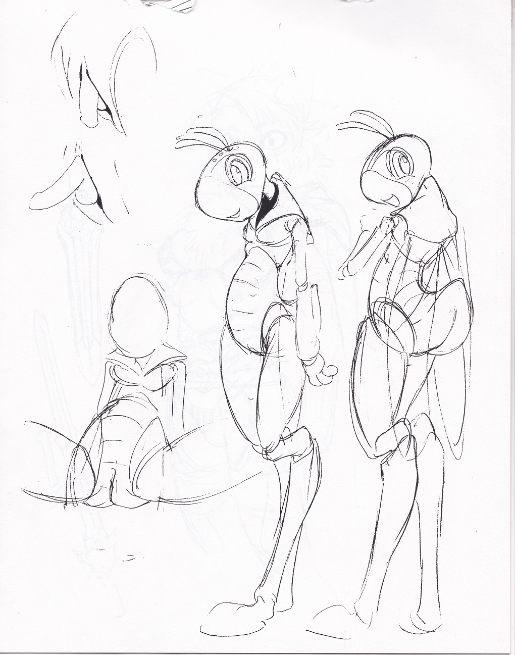 Monty Rough Sketches page 5 full