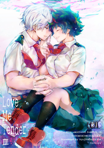 (Douyara Deban no Youda! 10) [Kyujitsusyukkin (Chikaya)] Love Me Tender 3 (Boku no Hero Academia) [Sample] cover