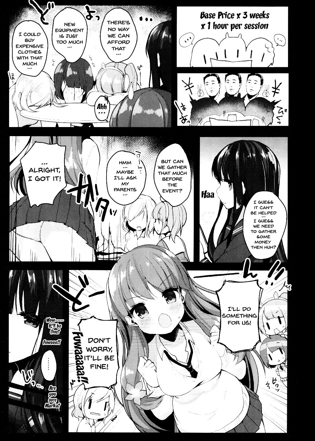 Enkou Shitemo Zettai Daijoubu da yo! ...ne? | Just a little compensated dating will be okay!... Right? page 5 full
