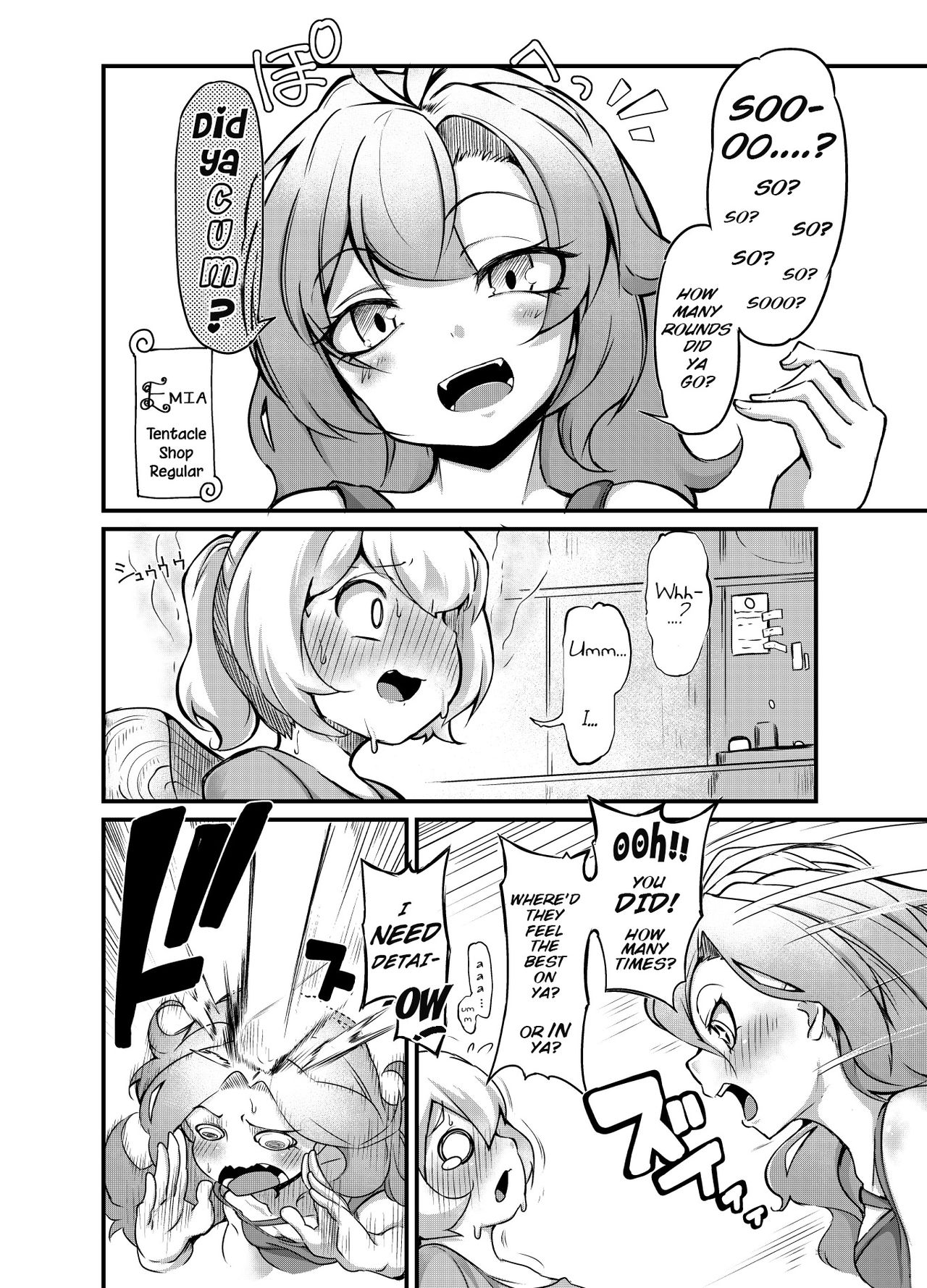 Anata no Machi no Shokushuyasan 2 | Your neighborhood tentacle shop 2 page 8 full
