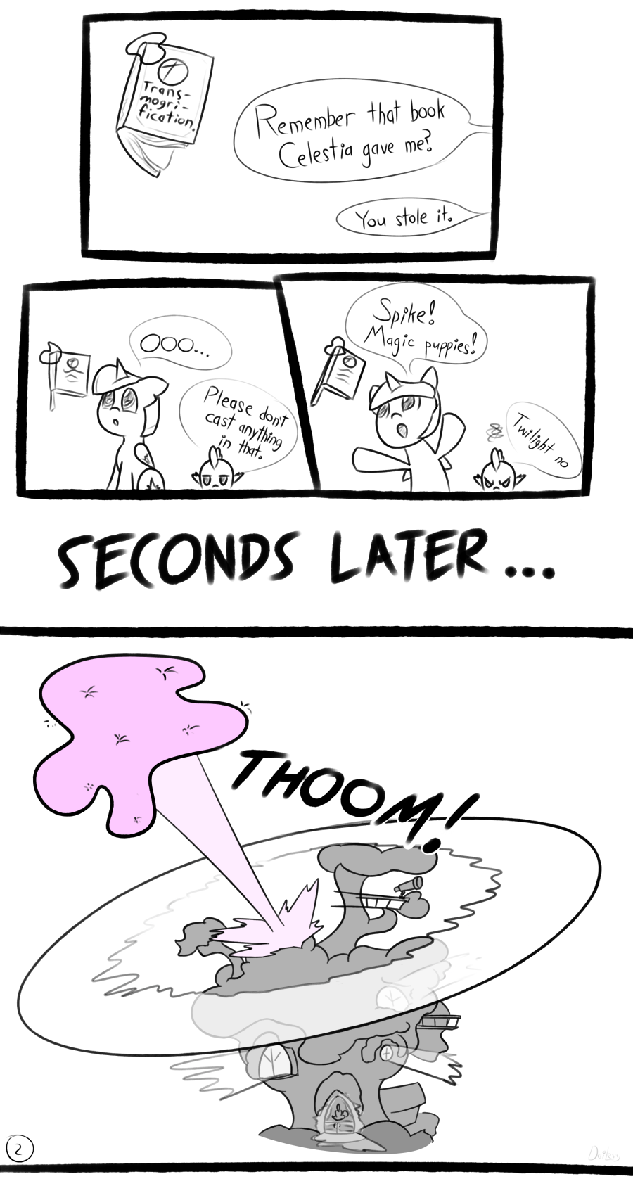 Twilight's Book of Transmogrification Chapter 1: Day of the Dog page 3 full