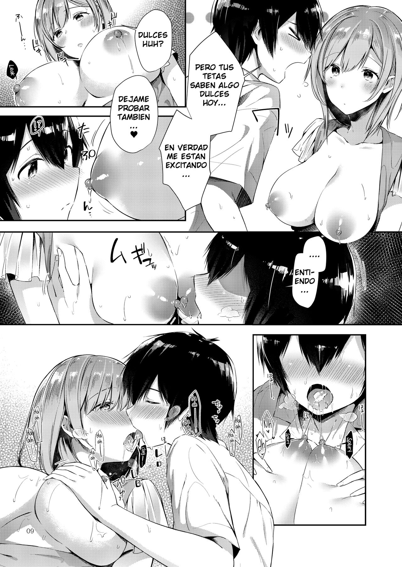 Amatoro Oppai | Dulces y Pegajosos Pechos page 9 full