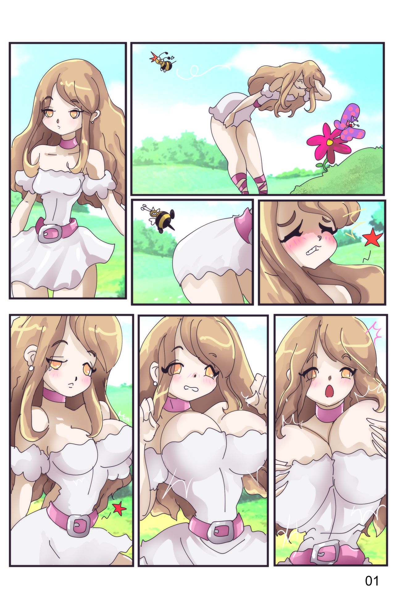 Girl in the Beauty of Nature page 1 full