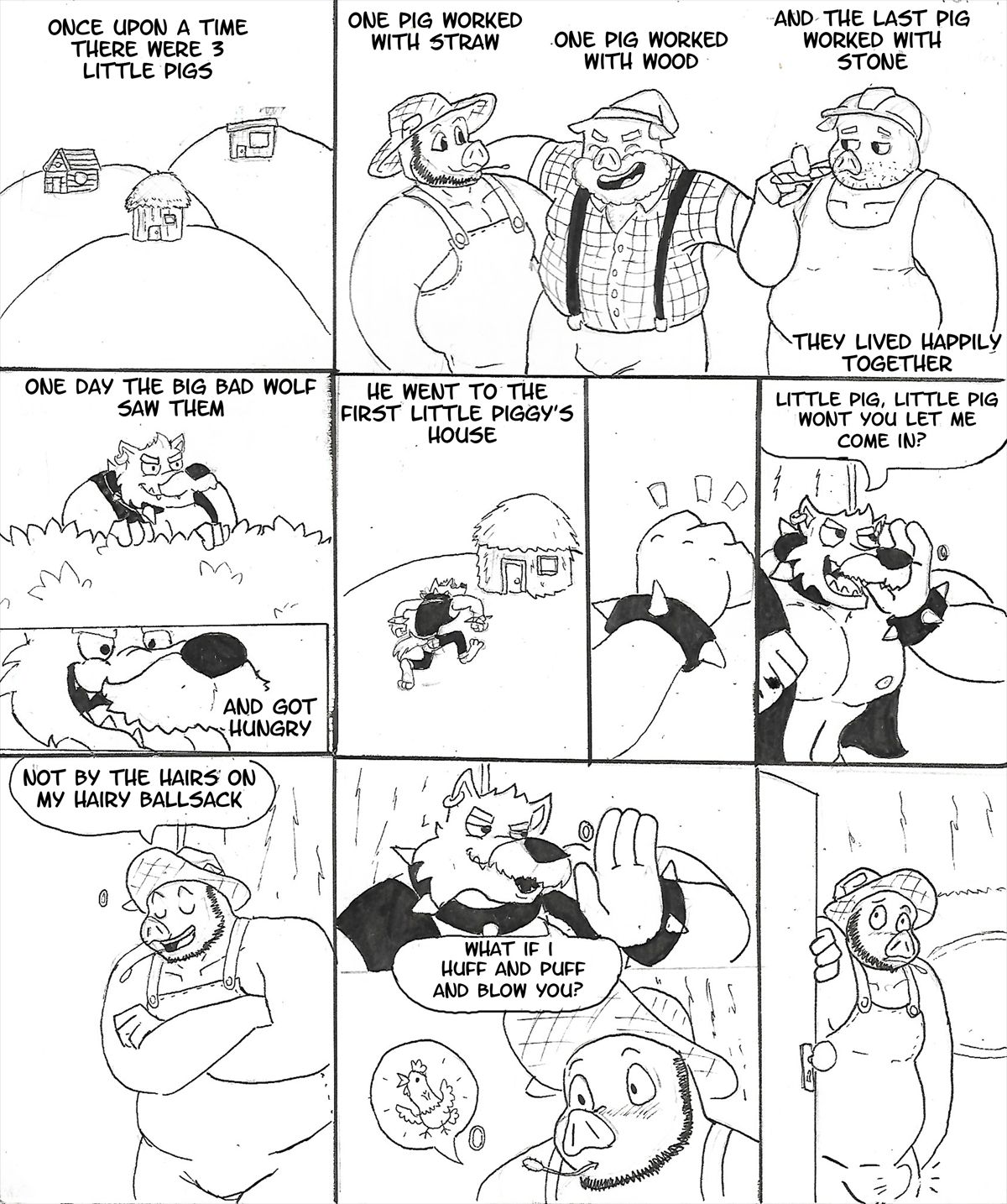 Three little pigs page 1 full