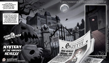 [Sleepygimp] Nancy Templeton - Mystery of the Vanished Heiress [French][Edd085] cover